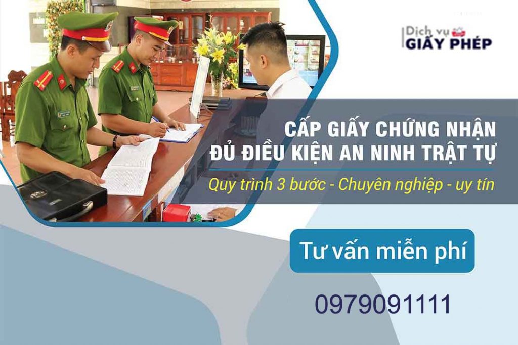 Dịch vụ tư vấn Giấy chứng nhận đủ điều kiện ANTT