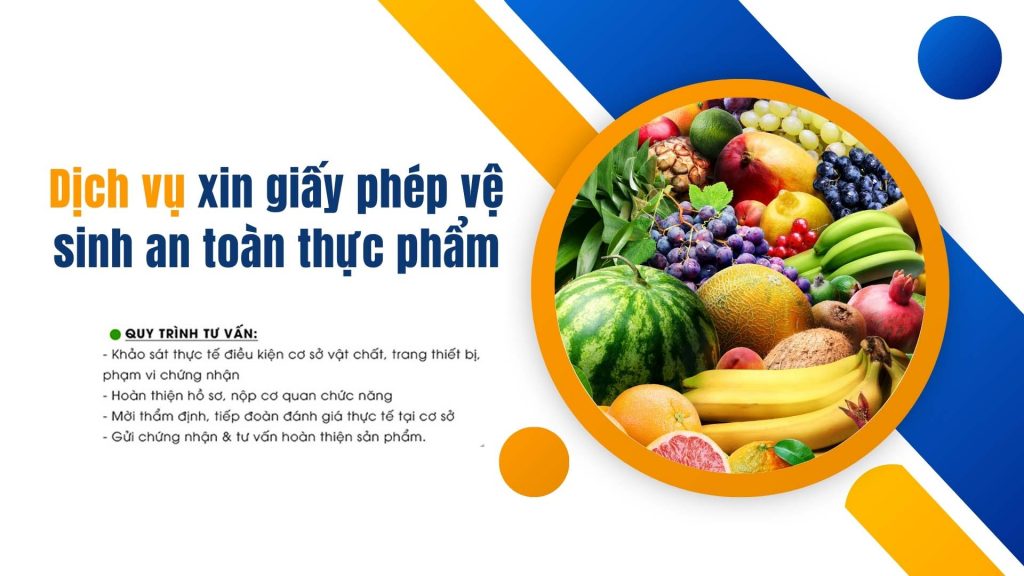 Dịch vụ tư vấn giấy phép an toàn vệ sinh thực phẩm