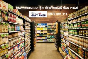 Dịch vụ xin Giấy chứng nhận tiêu chuẩn sản phẩm