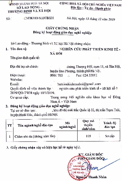 Giấy phép hoạt động Cơ sở dạy nghề là gì