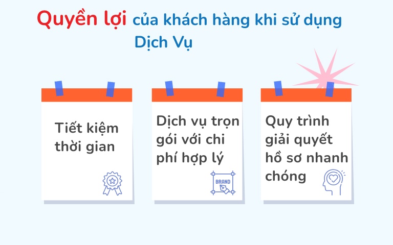 Lợi ích của khách hàng khi sử dụng dịch vụ